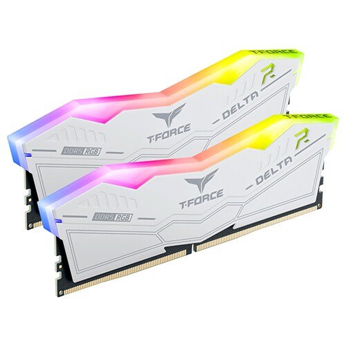 TeamGroup T-Force DDR5-6000 CL38 Delta RGB White Package