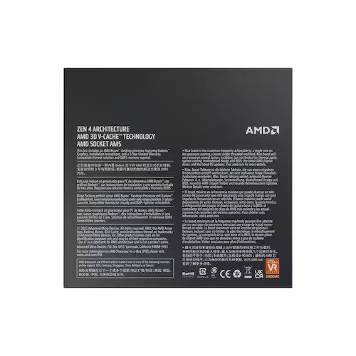 AMD Ryzen 7-5th Generation 7800X3D (Raphael) (Genuine)