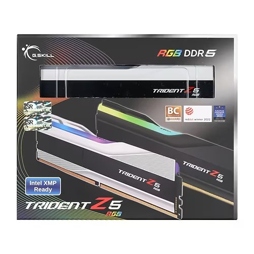 G.SKILL DDR5-6400 CL32 TRIDENT Z5 RGB White