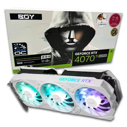 Galaxy BOY GeForce RTX 4070 Ti SUPER EX GAMER OC D6X 16GB